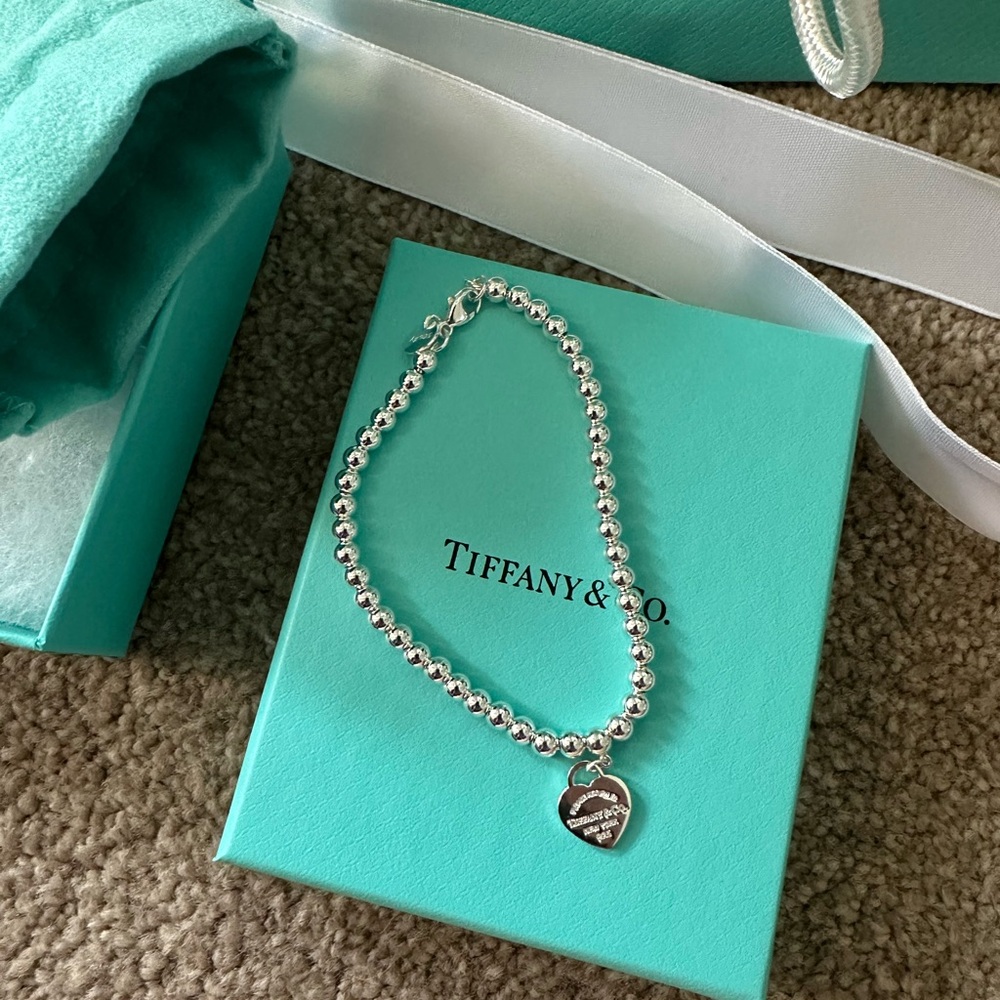 Tiffany & Co. Silver Beaded Bracelet
